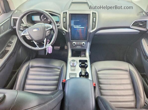 2FMPK4J93NBA21147 2022 FORD EDGE Серый Вид панели приборов
