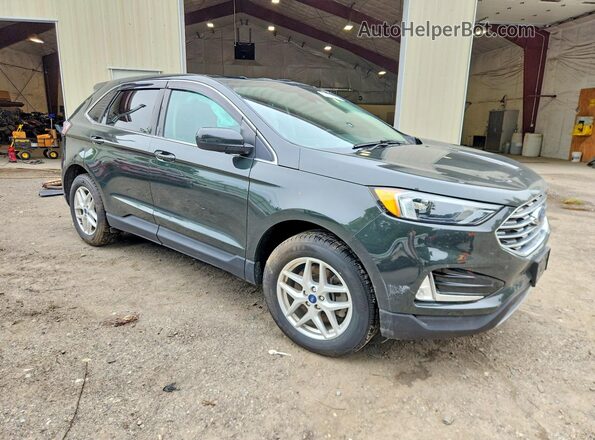 2FMPK4J93NBA80361 2022 FORD EDGE Green Front right