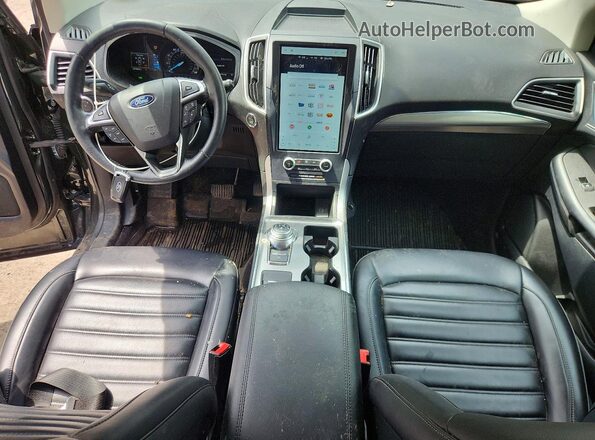2FMPK4J93NBA80361 2022 FORD EDGE Green Dashboard view