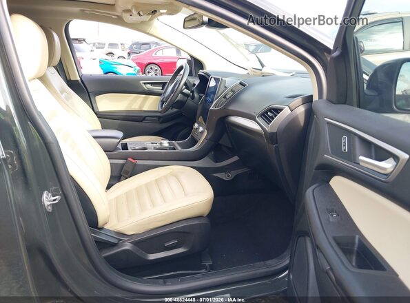 2FMPK4J93NBB01726 2022 FORD EDGE Зеленый Вид салона спереди