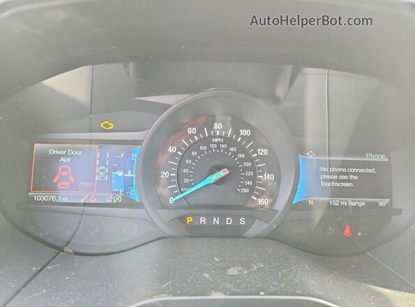 2FMPK4J93PBA34421 2023 FORD EDGE Серый Вид щитка приборов