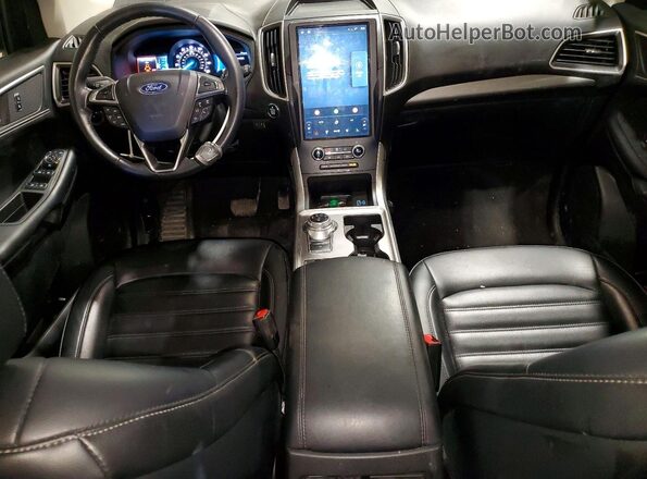 2FMPK4J93PBA38937 2023 FORD EDGE Серебряный Вид панели приборов