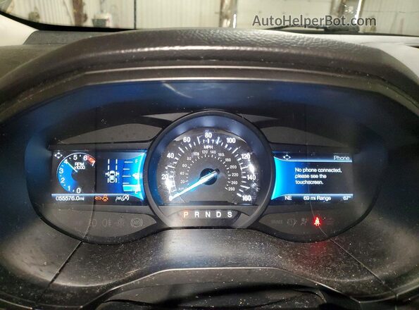 2FMPK4J93PBA38937 2023 FORD EDGE Серебряный Вид щитка приборов