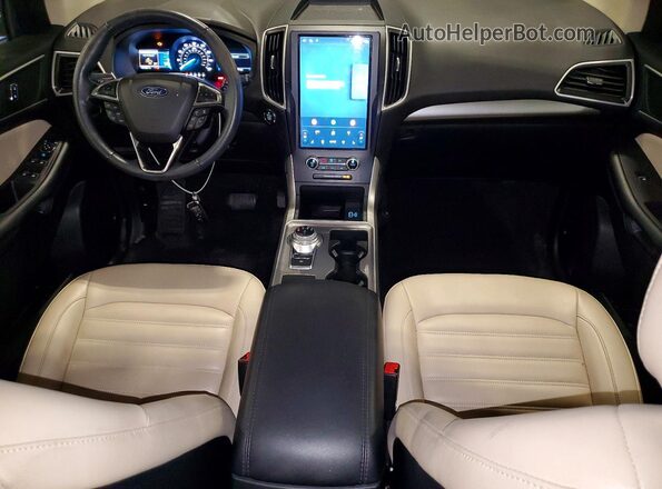 2FMPK4J93PBA55964 2023 FORD EDGE Черный Вид панели приборов