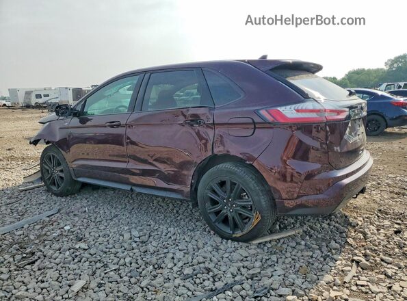 2FMPK4J93RBA17363 2024 FORD EDGE Maroon Trasero izquierdo
