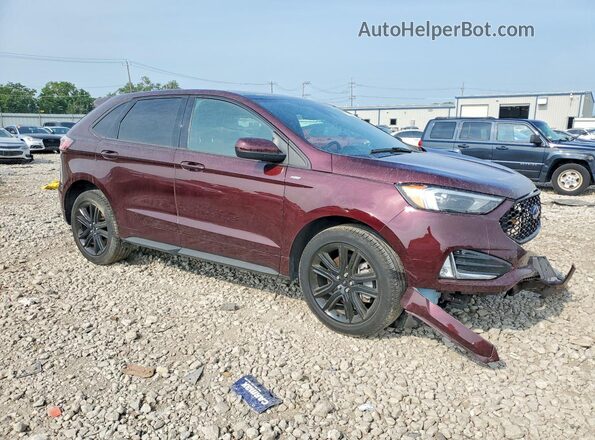 2FMPK4J93RBA17363 2024 FORD EDGE Maroon Delantero derecho