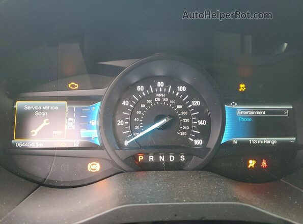 2FMPK4J93RBA27598 2024 FORD EDGE Серый Вид щитка приборов
