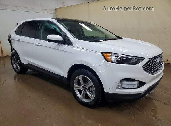 2FMPK4J93RBA97165 2024 FORD EDGE White Передня права чверть