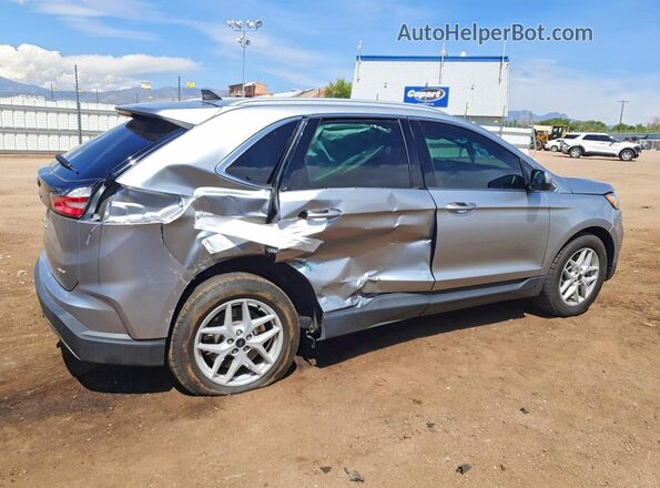 2FMPK4J93RBB15972 2024 FORD EDGE Серебряный Задняя правая четверть