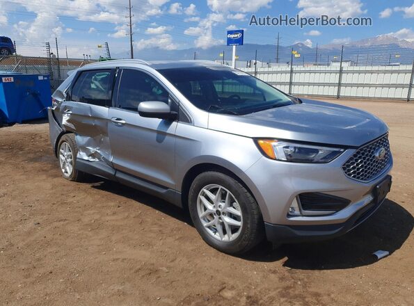 2FMPK4J93RBB15972 2024 FORD EDGE Серебряный Передняя правая четверть