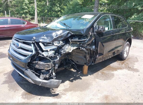 2FMPK4J94GBC16208 2016 FORD EDGE Black Front left