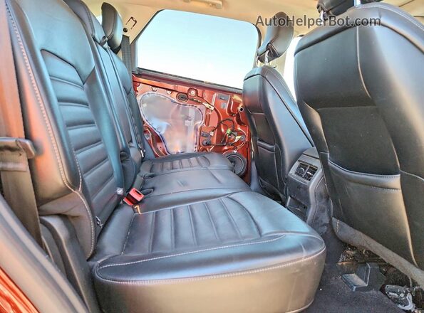 2FMPK4J94GBC33137 2016 FORD EDGE Brown უკანა სალონის ხედი