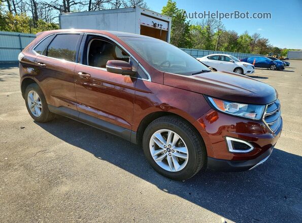 2FMPK4J94GBC33137 2016 FORD EDGE Brown წინა მარჯვენა