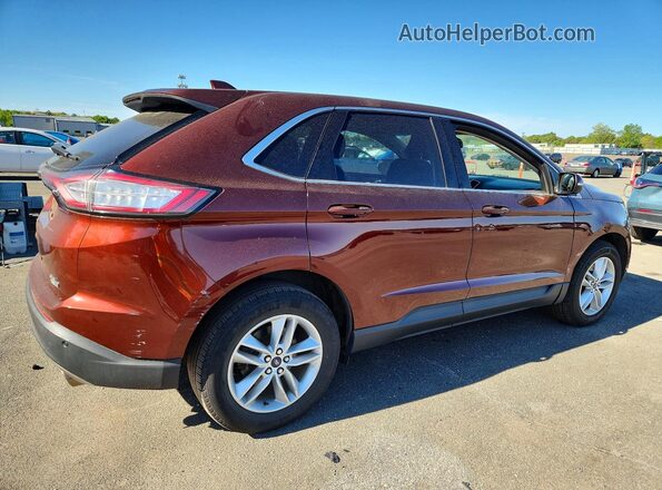 2FMPK4J94GBC33137 2016 FORD EDGE Brown უკანა მარჯვენა