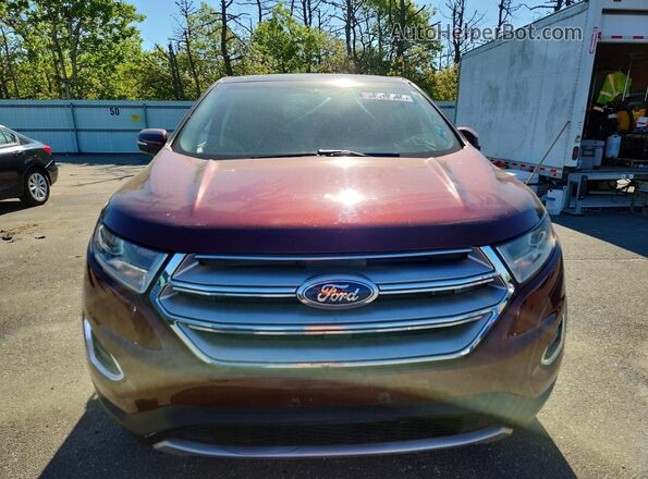 2FMPK4J94GBC33137 2016 FORD EDGE Brown წინა ხედი