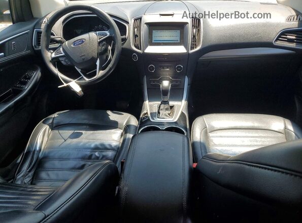2FMPK4J94GBC61701 2016 FORD EDGE Gray Widok deski rozdzielczej