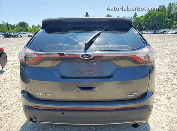2FMPK4J94GBC61701 2016 FORD EDGE Gray Widok z tyłu