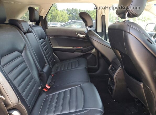 2FMPK4J94GBC61701 2016 FORD EDGE Gray Widok wnętrza z tyłu