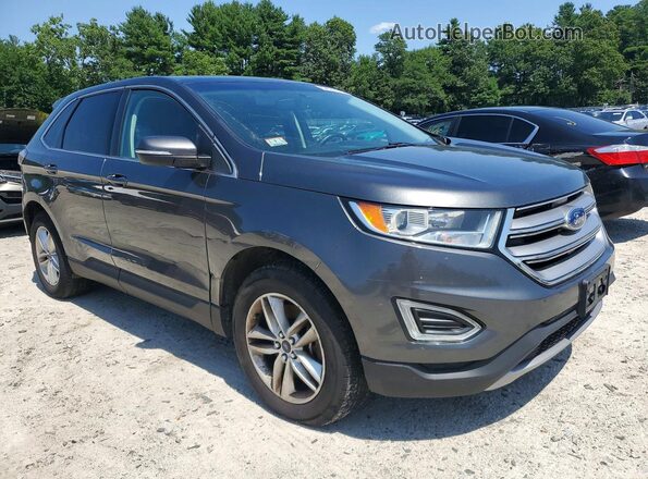2FMPK4J94GBC61701 2016 FORD EDGE Gray Przód prawy