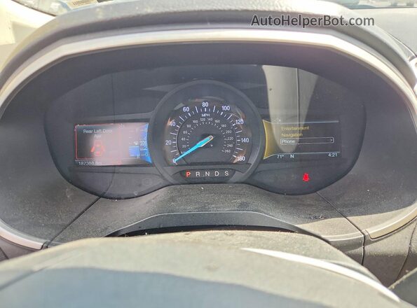 2FMPK4J94GBC67529 2016 FORD EDGE White Սարքավորումների վահանակի տեսք