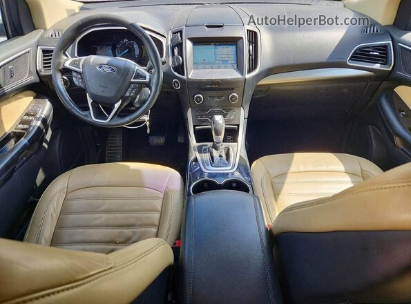 2FMPK4J94GBC67529 2016 FORD EDGE White Առջևի վահանակի տեսք