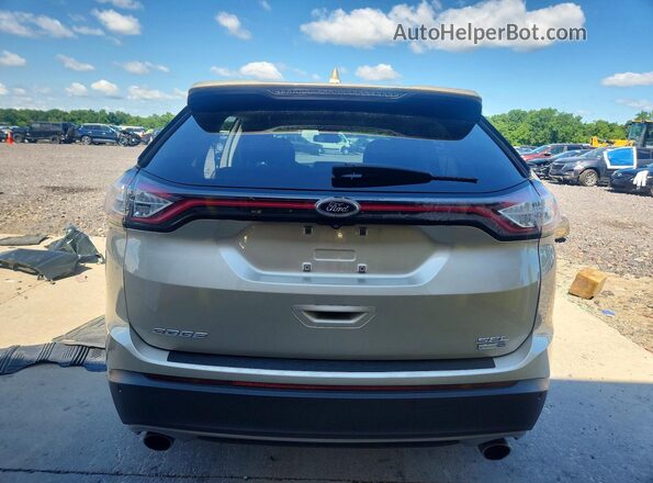 2FMPK4J94HBC62882 2017 FORD EDGE Tan Widok z tyłu