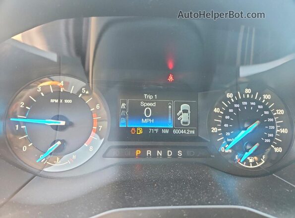 2FMPK4J94HBC62882 2017 FORD EDGE Tan Widok zestawu wskaźników