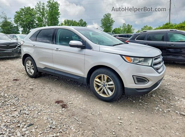 2FMPK4J94JBB78504 2018 FORD EDGE Серебряный Передняя правая четверть