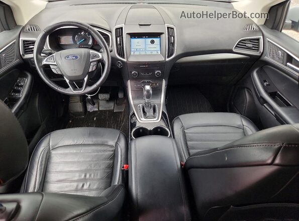 2FMPK4J94JBB78504 2018 FORD EDGE Серебряный Вид панели приборов