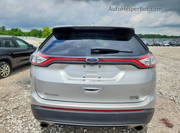 2FMPK4J94JBB78504 2018 FORD EDGE Серебряный Вид сзади