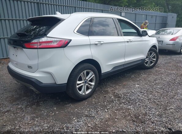 2FMPK4J94KBB18840 2019 FORD EDGE White Հետևի աջ
