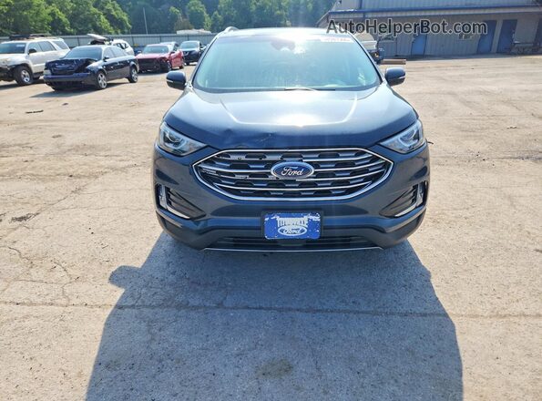 2FMPK4J94KBB31748 2019 FORD EDGE Blue Դիմացի տեսք
