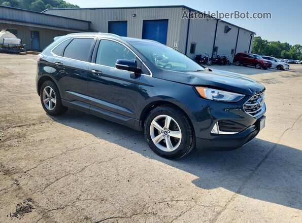 2FMPK4J94KBB31748 2019 FORD EDGE Blue Առջևի աջ