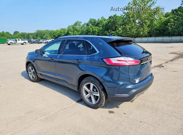 2FMPK4J94KBB31748 2019 FORD EDGE Blue Հետևի ձախ