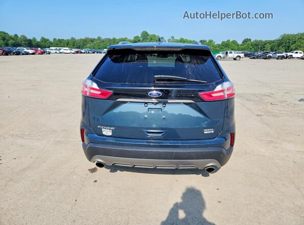 2FMPK4J94KBB31748 2019 FORD EDGE Blue Հետևի տեսք
