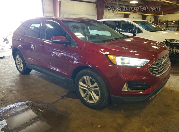 2FMPK4J94KBB74941 2019 FORD EDGE Red წინა მარჯვენა