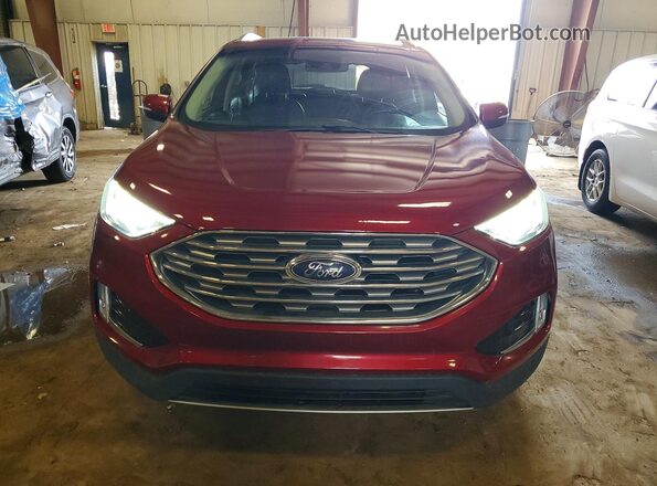 2FMPK4J94KBB74941 2019 FORD EDGE Red წინა ხედი
