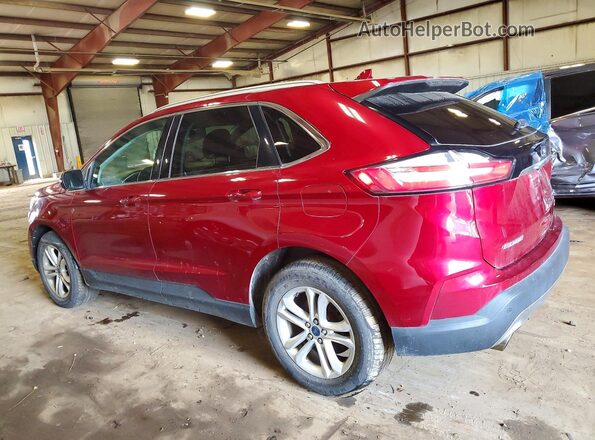 2FMPK4J94KBB74941 2019 FORD EDGE Red უკანა მარცხენა