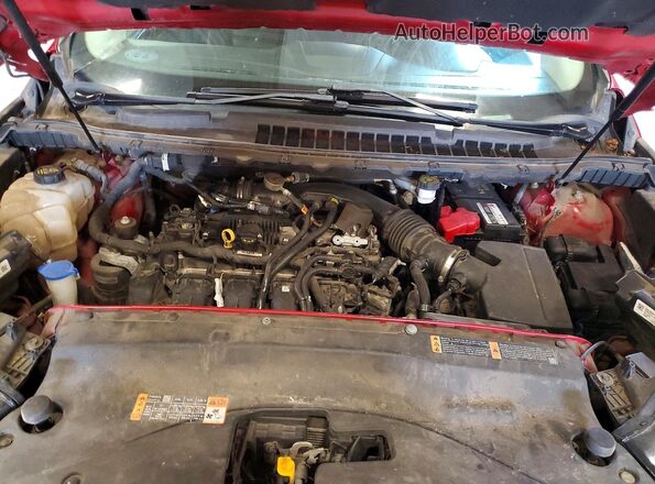2FMPK4J94KBB74941 2019 FORD EDGE Red ძრავის განყოფილების ხედი