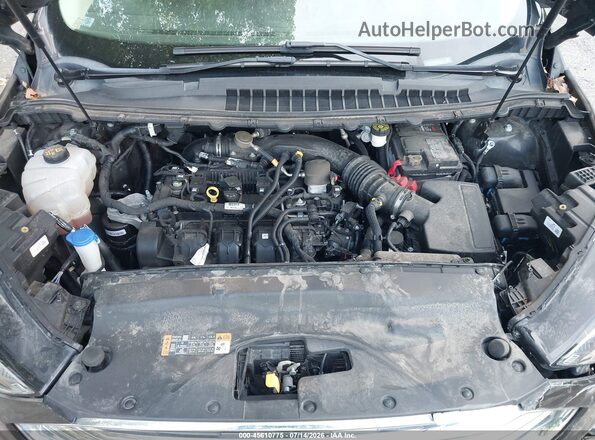 2FMPK4J94KBC38315 2019 FORD EDGE Black Вид ззаду
