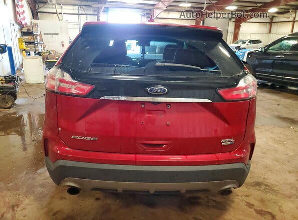 2FMPK4J94LBA34826 2020 FORD EDGE Red Вид ззаду