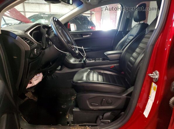 2FMPK4J94LBA34826 2020 FORD EDGE Red Вид салону спереду