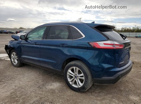 2FMPK4J94LBA66143 2020 FORD EDGE Blue Հետևի ձախ