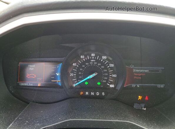 2FMPK4J94LBA66143 2020 FORD EDGE Blue Սարքավորումների վահանակի տեսք