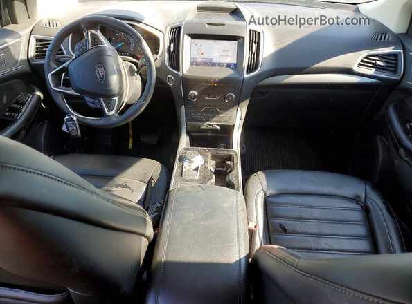 2FMPK4J94LBB43061 2020 FORD EDGE Silver Widok deski rozdzielczej