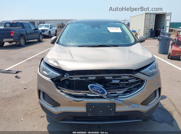 2FMPK4J94MBA59839 2021 FORD EDGE Gold Front view