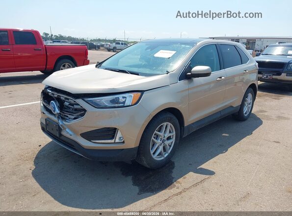 2FMPK4J94MBA59839 2021 FORD EDGE Gold Front left