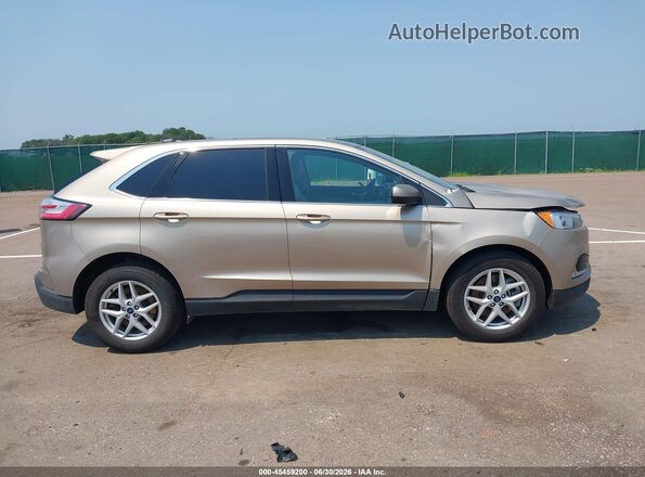 2FMPK4J94MBA59839 2021 FORD EDGE Gold Rear interior view