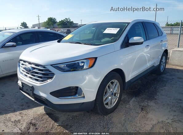 2FMPK4J94NBA54254 2022 FORD EDGE White Przód lewy