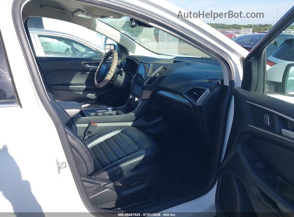 2FMPK4J94NBA54254 2022 FORD EDGE White Widok wnętrza z przodu